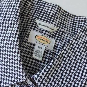 TALBOTS WOMAN (Hounstooth) Wrinkle Resistant